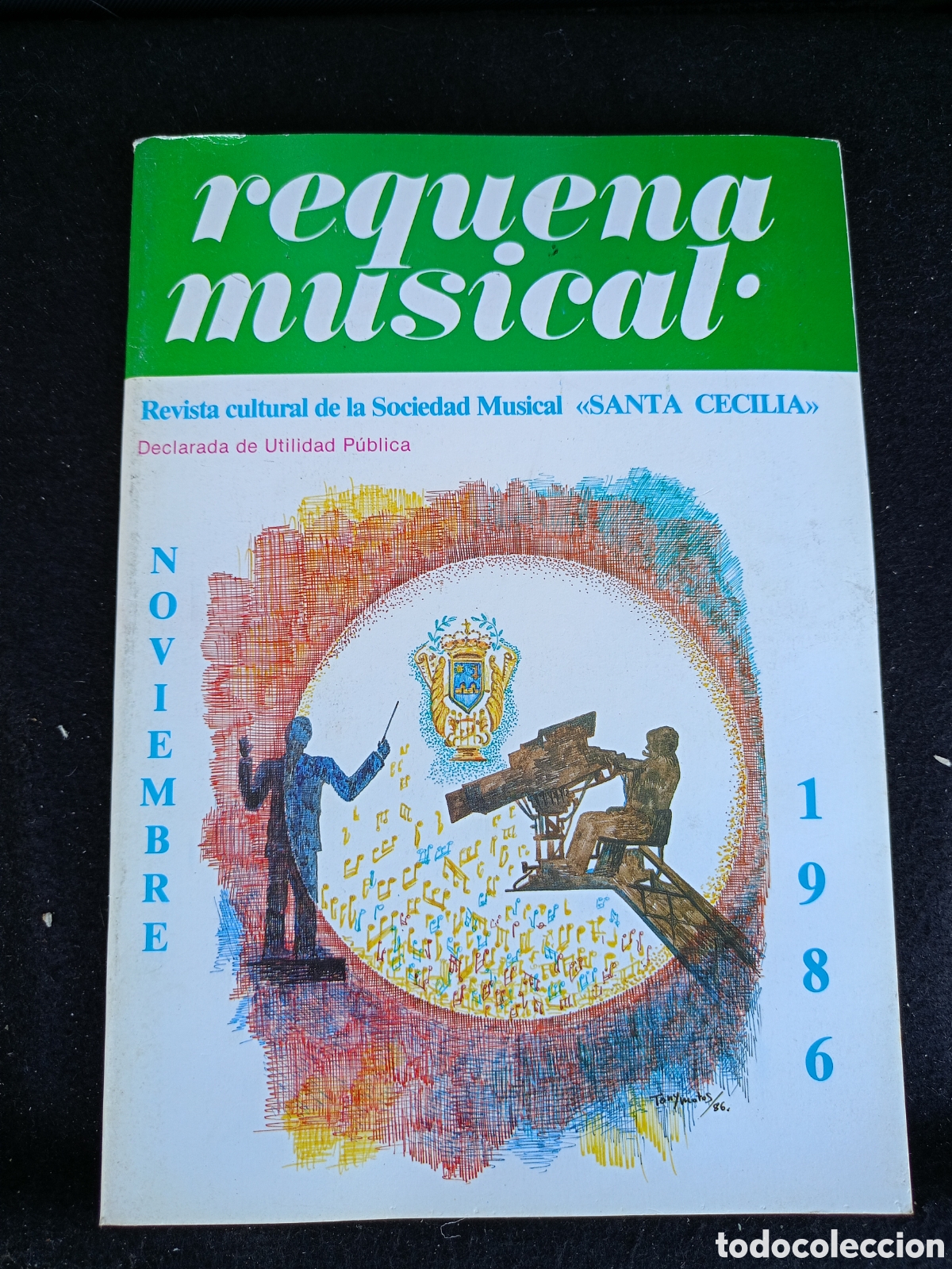 Coleccionismo de revistas y peri&oacute;dicos: Revista Requena musical noviembre 1986