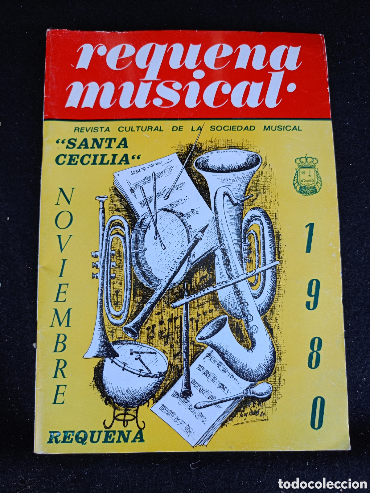 Coleccionismo de revistas y peri&oacute;dicos: Revista Requena musical noviembre 1980
