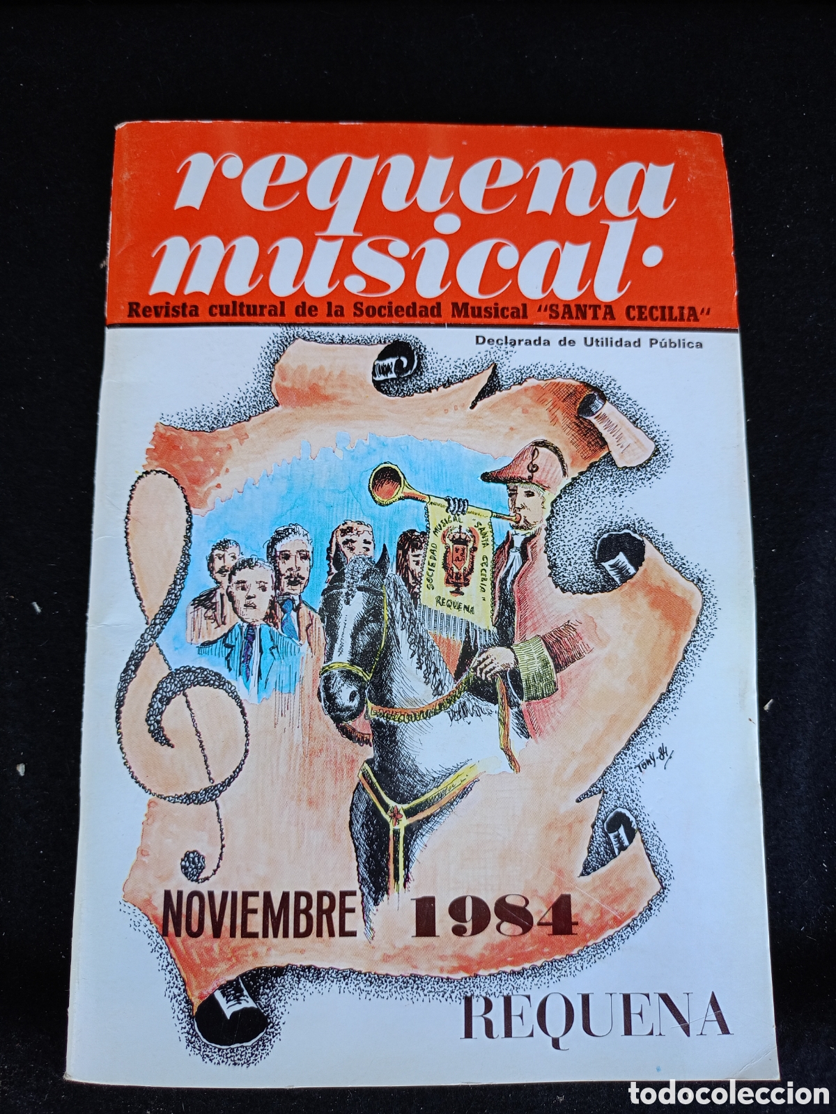 Coleccionismo de revistas y peri&oacute;dicos: Revista Requena musical noviembre 1984