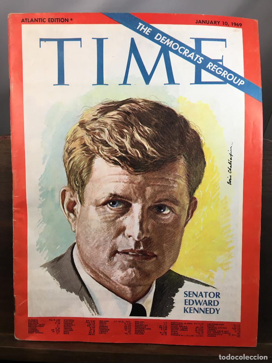 Collectionnisme de Revues et Journaux: TIME 10 Enero 1969 (Atlantic edition)
