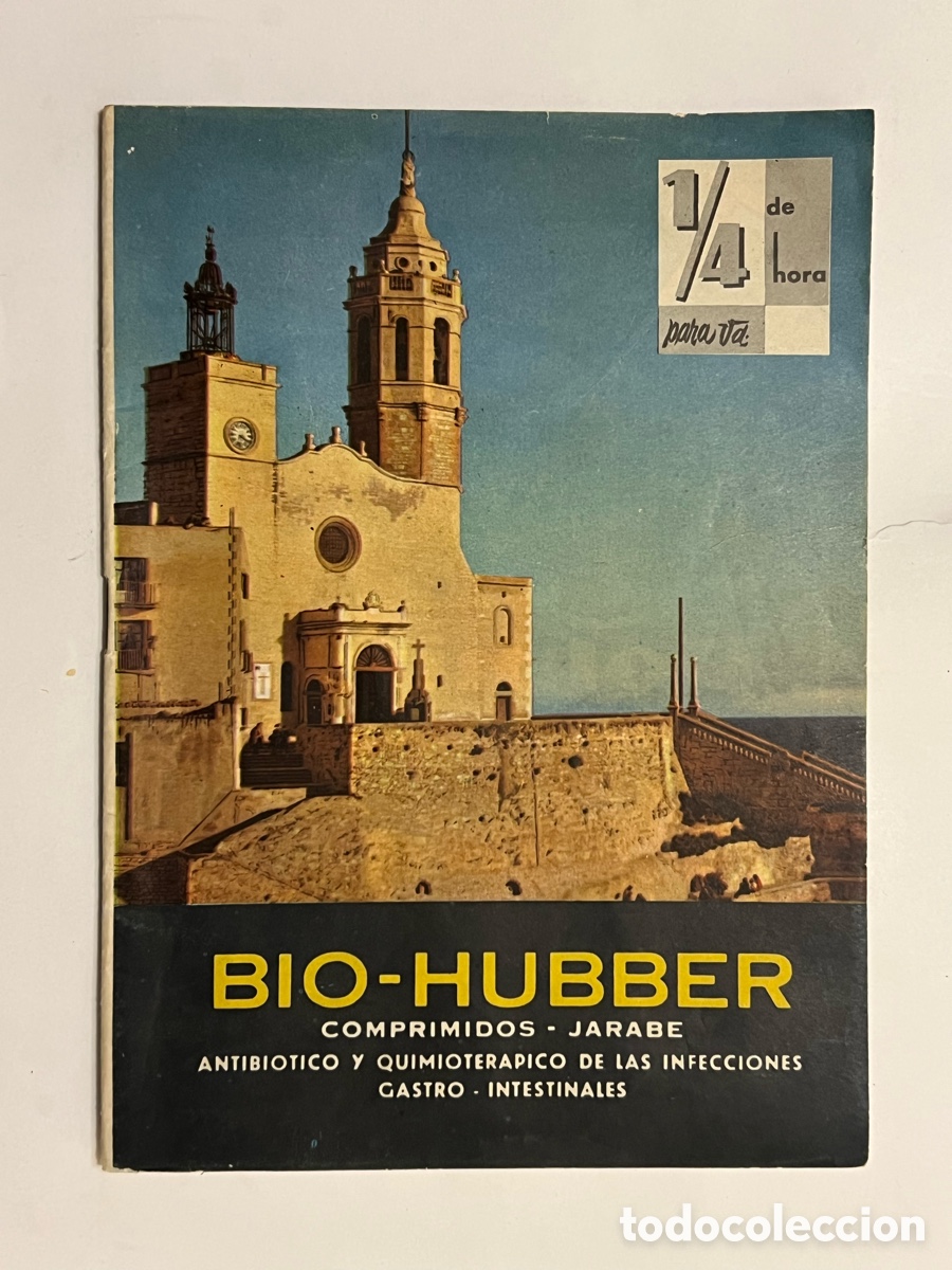 Coleccionismo de revistas y peri&oacute;dicos: Revista 1/4 de hora para vd. A&ntilde;o 3-II&ordf; &Eacute;poca. Septiembre 1959. N&ordm; 21, Pp. 48, SITGES, Iglesia..