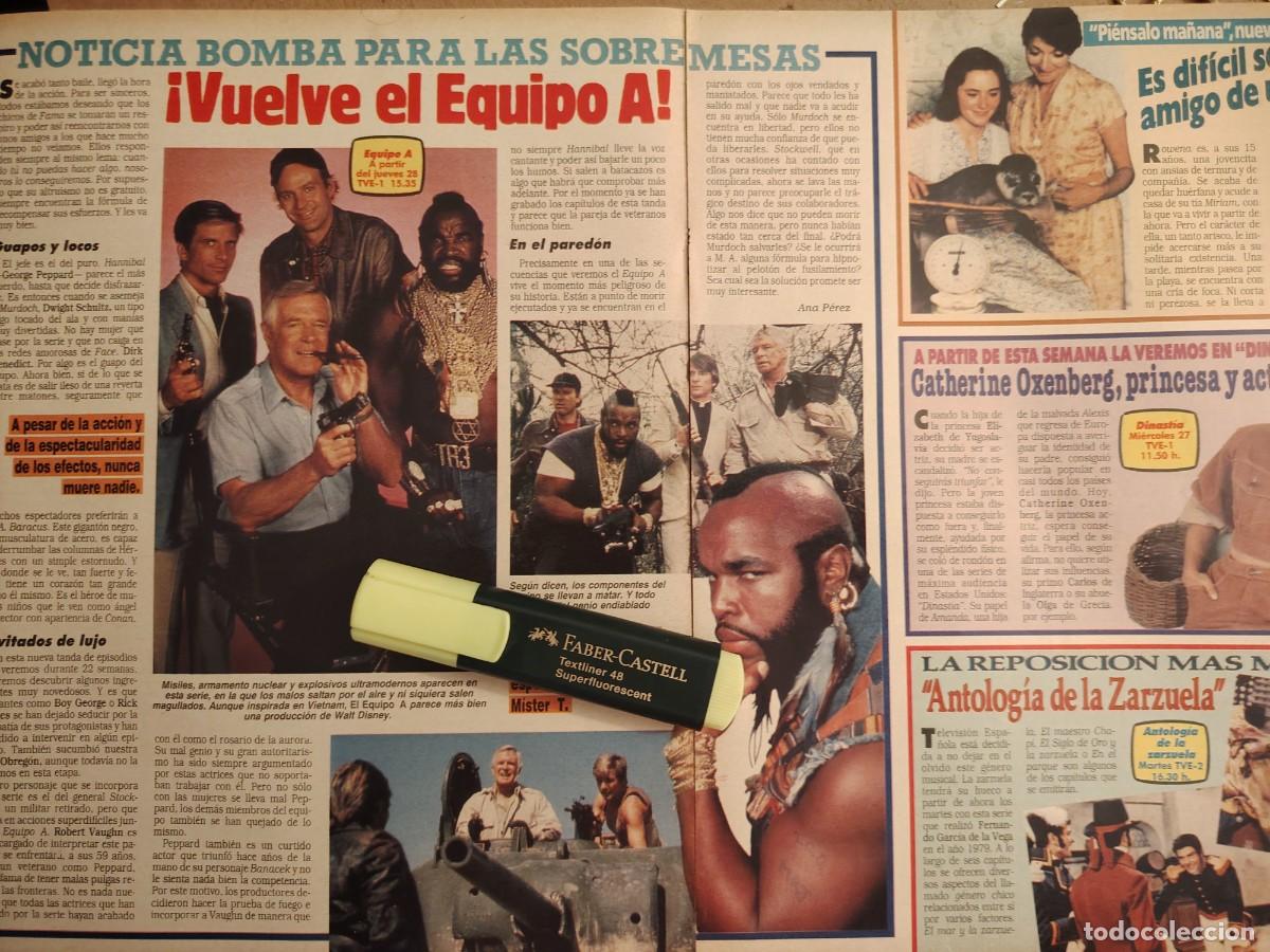 Coleccionismo de revistas y peri&oacute;dicos: Reportaje Equipo A! 23.07.88
