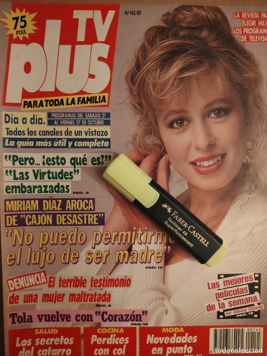 Coleccionismo de revistas y peri&oacute;dicos: Reportaje Miriam D&iacute;az Aroca 21.10.89