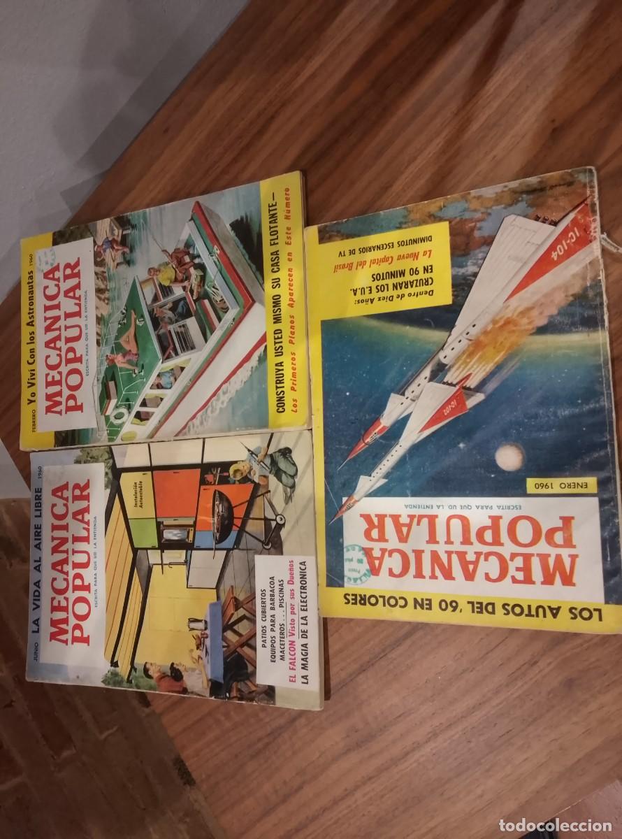 Sammeln von Zeitschriften und Zeitungen: Lote 15 revistas mec&aacute;nica popular