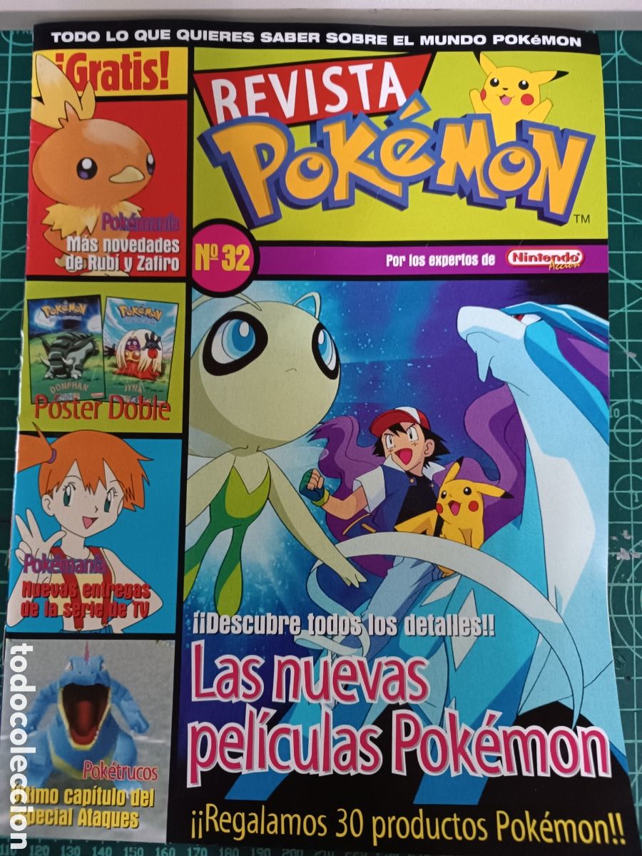 Coleccionismo de revistas y peri&oacute;dicos: 32 REVISTA POKEMON N&ordm; 32, INCLUYE POSTER DOBLE