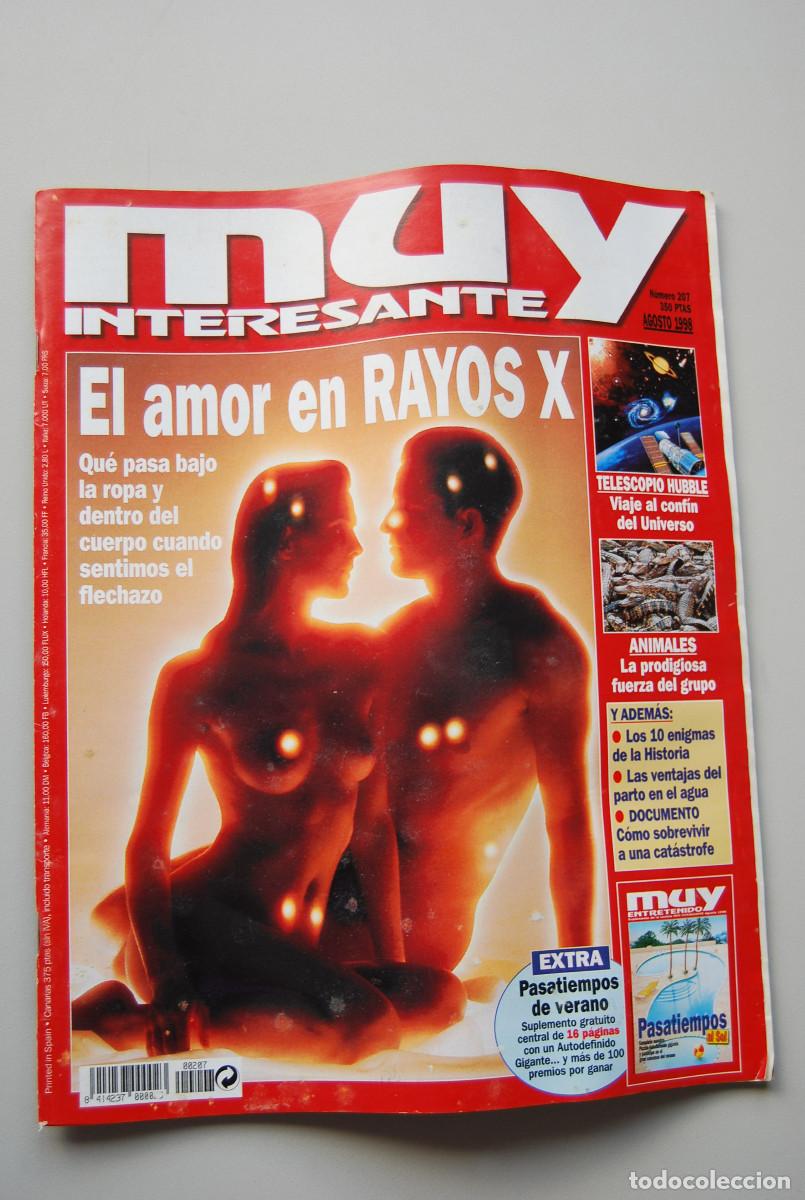 Coleccionismo de revistas y peri&oacute;dicos: MUY INTERESANTE.NUM.207-1998: AMOR EN RAYOS X-TELESCOP&Iacute;A HUBBLE-ENIGMAS DE LA HISTORIA-ANIMALES