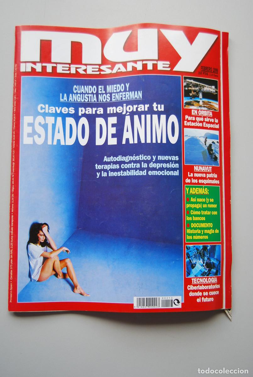 Coleccionismo de revistas y peri&oacute;dicos: MUY INTERESANTE.NUM.213-1999: ESTADO DE ANIMO-ESTACION ESPACIAL-NUNAVUT-CIBERLABORATORIOS