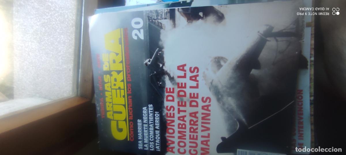 Collezionismo di Riviste e Giornali: MAQUINAS DE GUERRA N&ordm; 20 ENCICLOPEDIA DE LAS ARMAS DEL SIGLO XX - Aviones de combate de Las Malvin