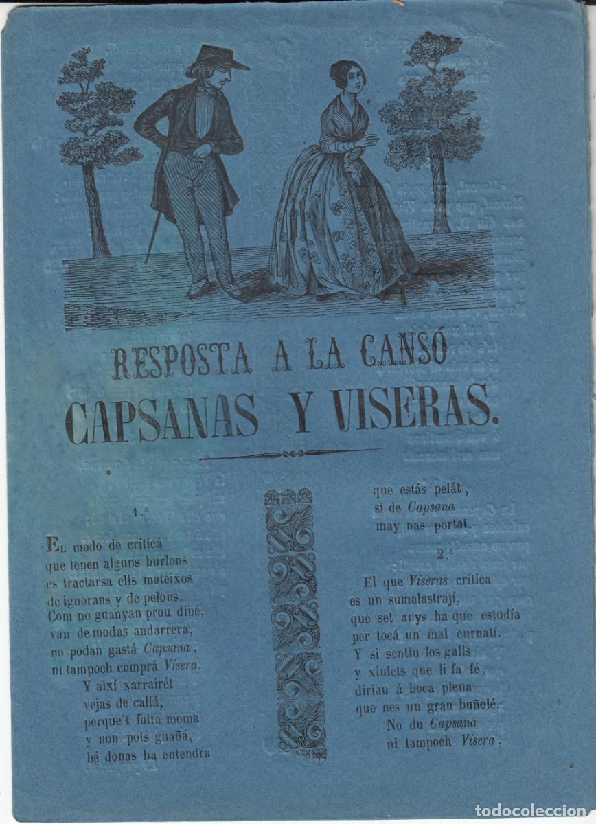 Sammeln von Zeitschriften und Zeitungen: PLIEGO DE CORDEL - ROMAN&Ccedil;OS - CAPSANAS Y VISERAS - EL LLANTO TRISTE -