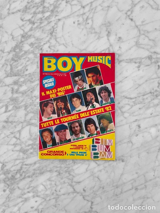 Collection Magazines and Newspapers: BOY MUSIC - 1982 - ALBERTO CAMERINI, PINO DANIELE, DURAN DURAN, CLASH, MIGUEL BOSE, FRANCO BATTIATO