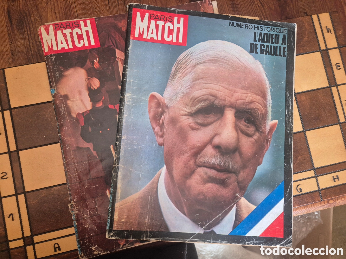 Coleccionismo de revistas y peri&oacute;dicos: &rdquo;DOS N&Uacute;MEROS CONSECUTIVOS &ndash; L'ADIEU &Agrave; DE GAULLE &ndash; NOVIEMBRE 1970&rdquo;