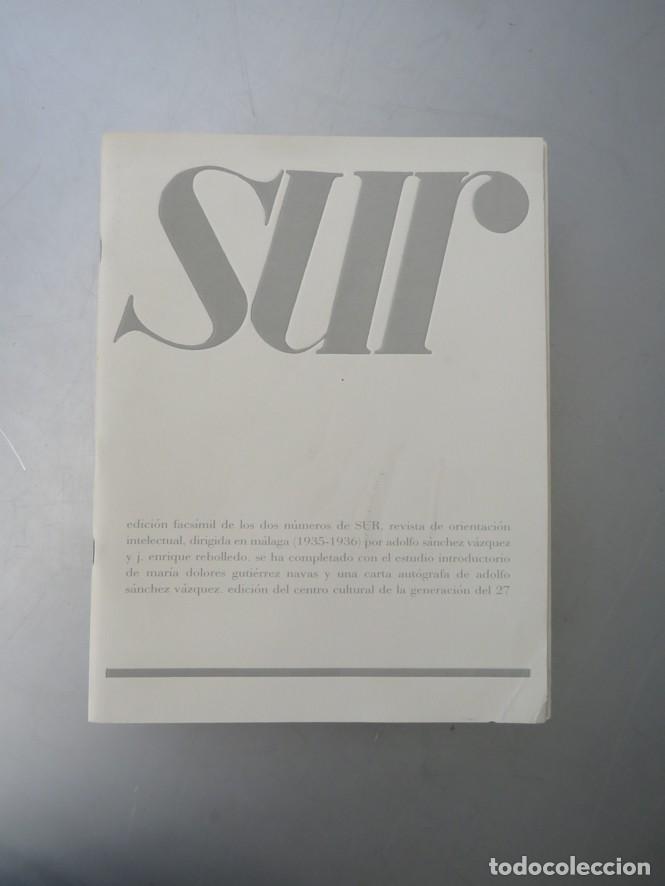 Coleccionismo de revistas y peri&oacute;dicos: SUR. EDICI&Oacute;N FACS&Iacute;MIL DE LOS DOS N&Uacute;MEROS DE SUR. M&Aacute;LAGA. 1994