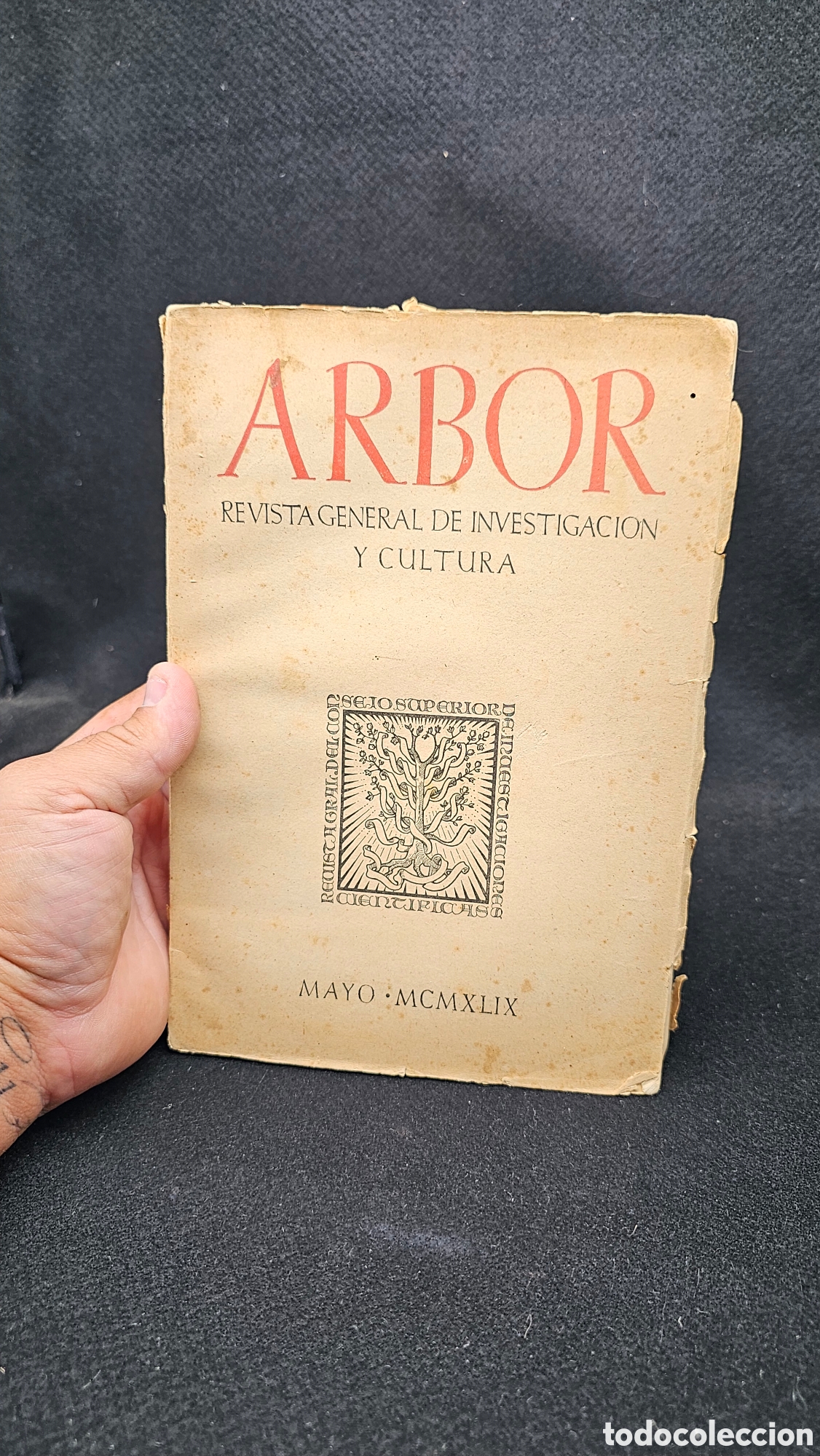 Coleccionismo de revistas y peri&oacute;dicos: Antigua revista Arbor