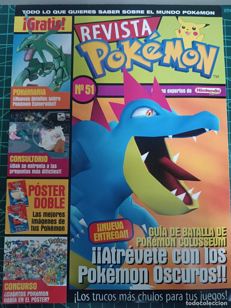 Coleccionismo de revistas y peri&oacute;dicos: 51 REVISTA POKEMON N&ordm; 51, INCLUYE POSTER DOBLE