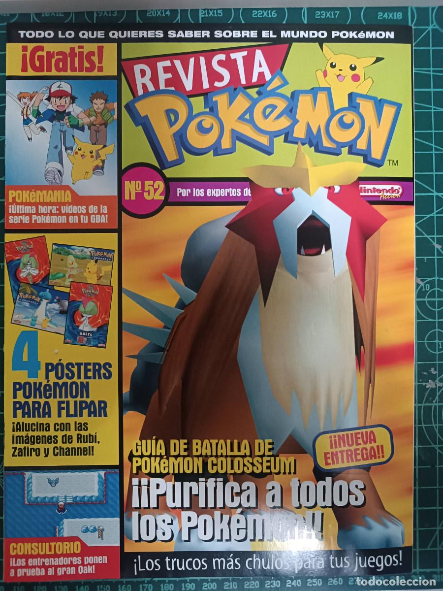 Coleccionismo de revistas y peri&oacute;dicos: 52 REVISTA POKEMON N&ordm; 52, INCLUYE POSTER DOBLE