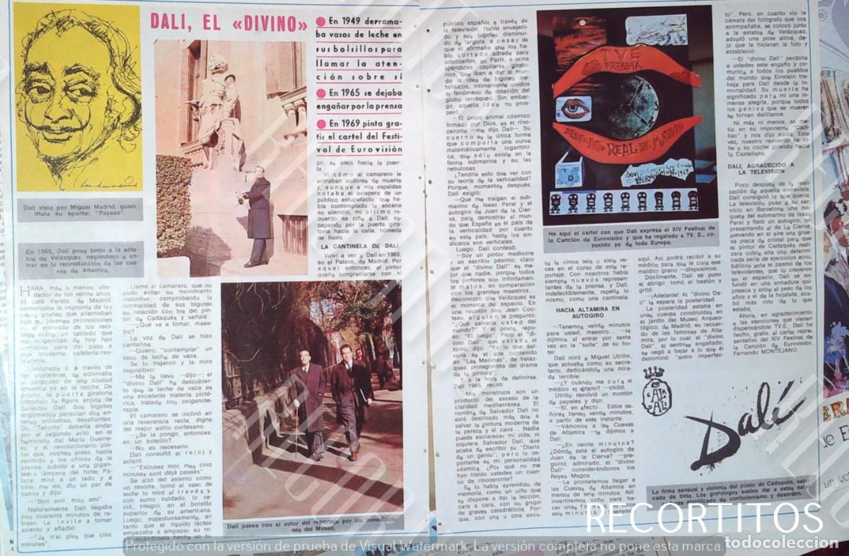 Coleccionismo de revistas y peri&oacute;dicos: salvador dali el divino