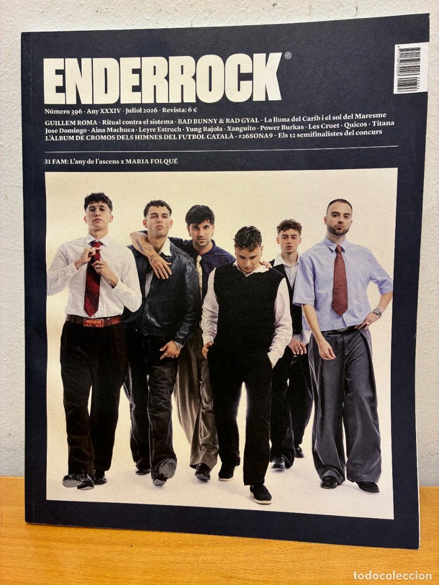 Colecionismo de Revistas e Jornais: REVISTA ENDERROCK. JULIOL 2026, N&ordm; 396. COMANDA M&Iacute;NIMA 5&euro;. REVISTA M&Uacute;SICAL EN CATAL&Agrave;.