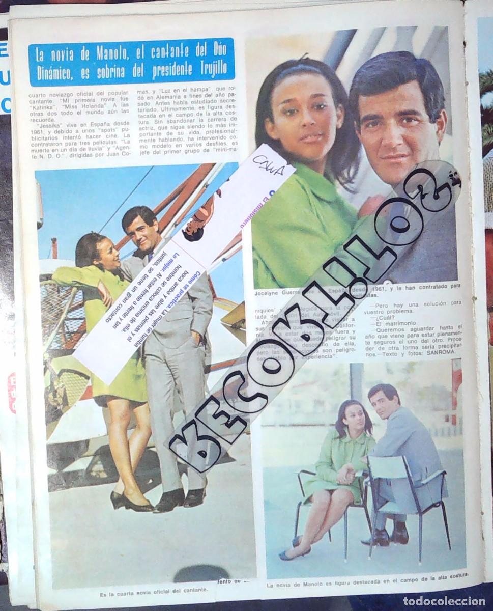 Coleccionismo de revistas y peri&oacute;dicos: manolo de la calva y su novia el duo dinamico