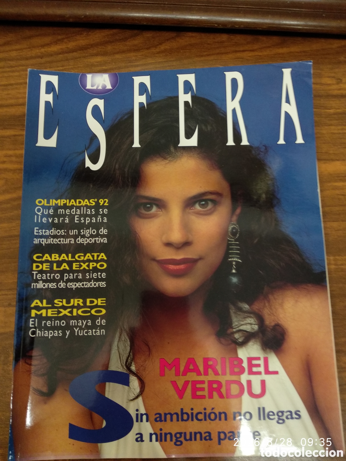 Coleccionismo de revistas y peri&oacute;dicos: Revista La esfera 14 Julio/agosto 1992