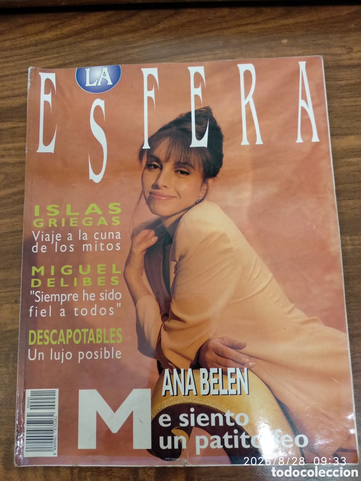 Coleccionismo de revistas y peri&oacute;dicos: Revista La esfera n&uacute;mero 1 /1991