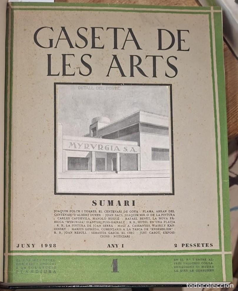 Colecionismo de Revistas e Jornais: GASETA DE LES ARTS. JUNY 1928-GENER 1930.