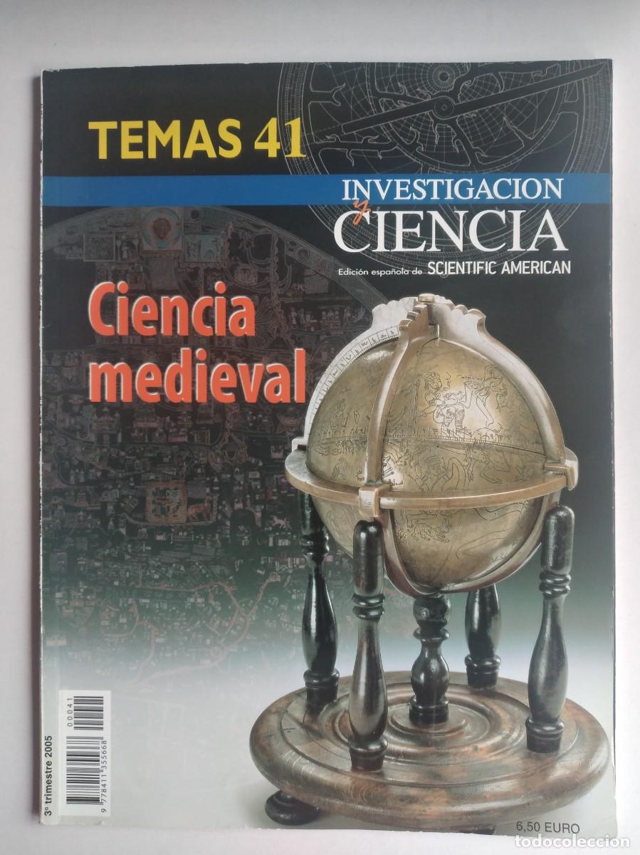 Coleccionismo de revistas y peri&oacute;dicos: Revista Investigaci&oacute;n y Ciencia (Ed. Espa&ntilde;ola de Scientific American). Temas 41: Ciencia medieval