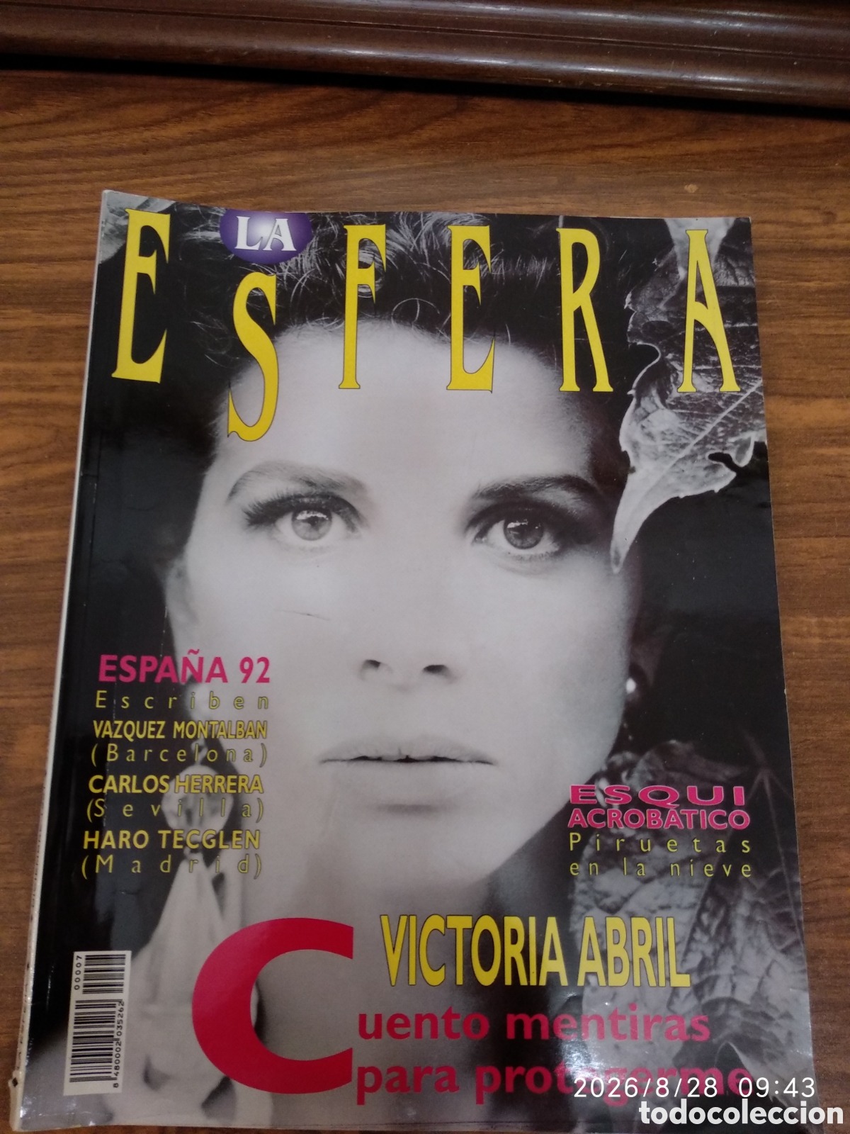 Coleccionismo de revistas y peri&oacute;dicos: Revista La esfera n&uacute;mero 7/diciembre 1991