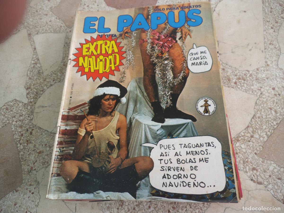 Coleccionismo de revistas y peri&oacute;dicos: el papus n&ordm; 240, 1978, satirica ,erotica humor, extra, navidad 78