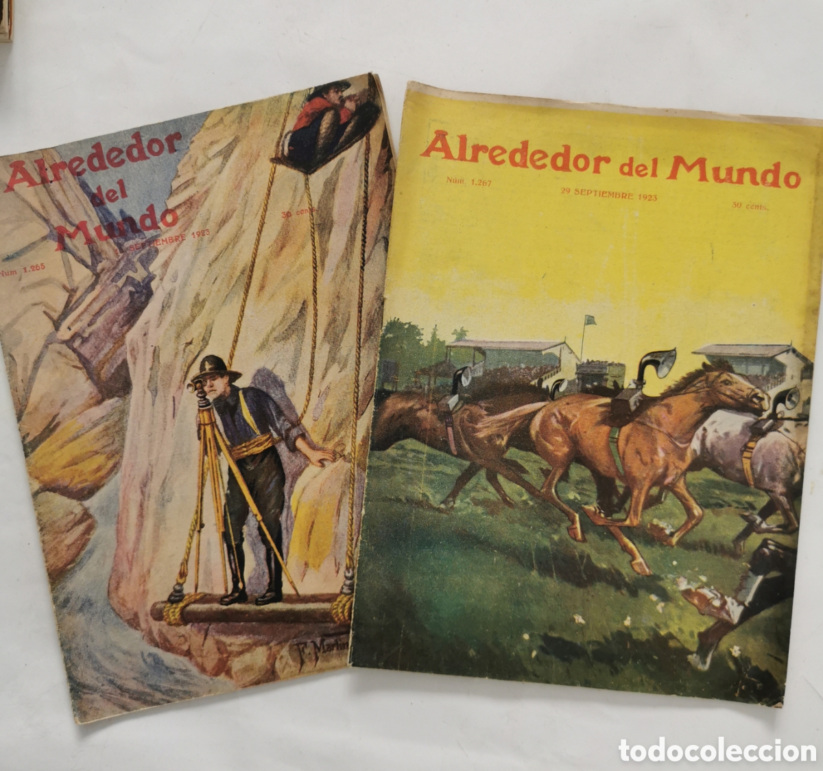 Coleccionismo de revistas y peri&oacute;dicos: Alrededor del mundo 1923