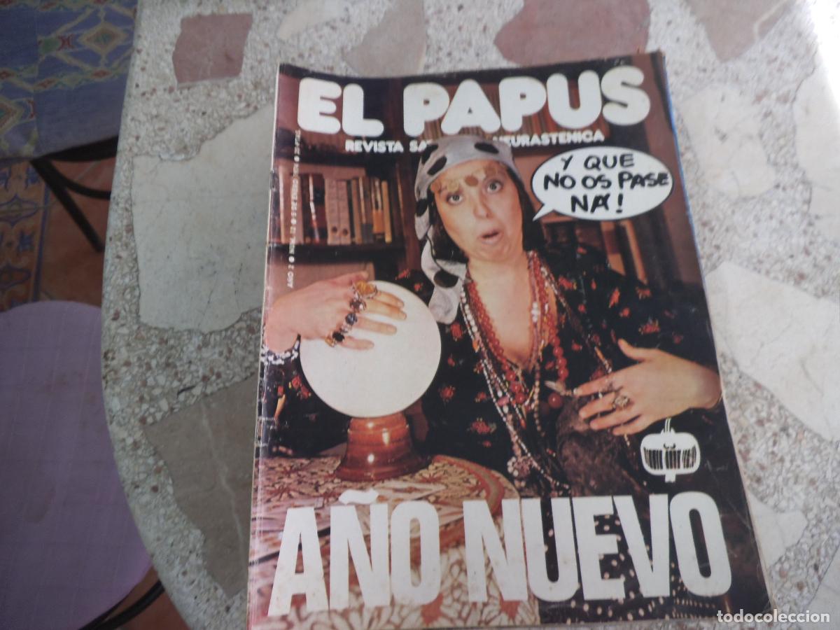 Coleccionismo de revistas y peri&oacute;dicos: el papus n&ordm; 12, 1974, satirica ,erotica humor, a&ntilde;o nuevo
