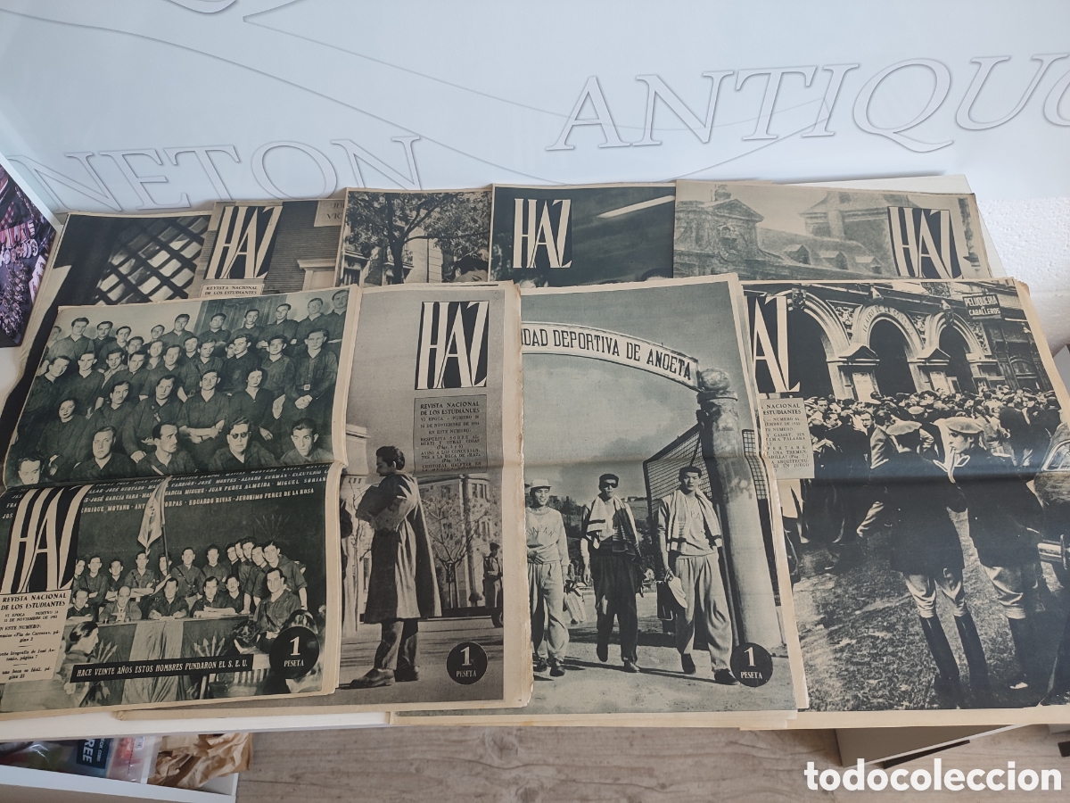Coleccionismo de revistas y peri&oacute;dicos: Lote revistas HAZ falange
