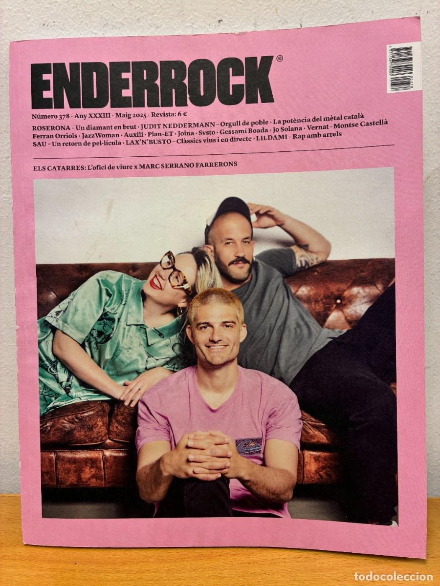 Collectionnisme de Revues et Journaux: REVISTA ENDERROCK. MAIG 2025, N&ordm; 378. COMANDA M&Iacute;NIMA 5&euro;. REVISTA M&Uacute;SICAL EN CATAL&Agrave;.
