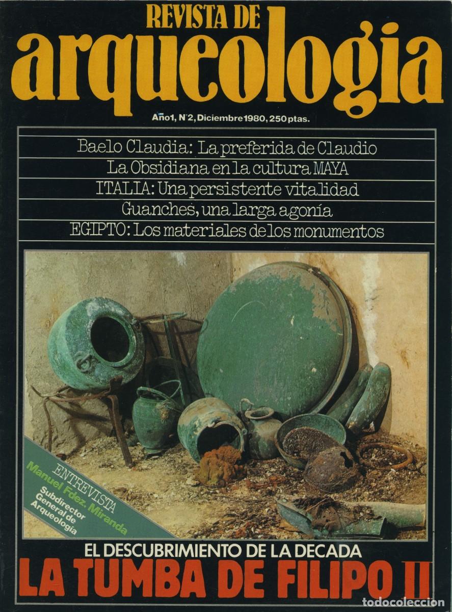Collectionnisme de Revues et Journaux: REVISTA DE ARQUEOLOG&Iacute;A. A&ntilde;o 1, N&ordm; 2. Diciembre 1980. Descubrimiento de la &eacute;poca: la tumba de..Pp. 66