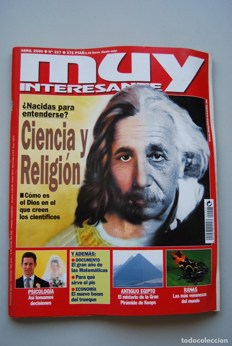 Coleccionismo de revistas y peri&oacute;dicos: MUY INTERESANTE.NUM.227-2000: CIENCIA Y RELIGION-PIRAMIDE DE KEOPS-RANAS-DECISIONES-MATEMATICAS