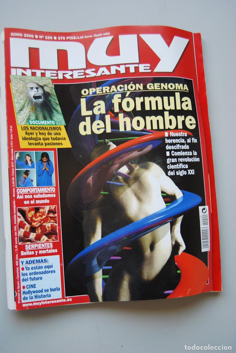 Coleccionismo de revistas y peri&oacute;dicos: MUY INTERESANTE.NUM.229-2000: OPERACION GENOMA-LOS NACIONALISMOS-SERPIENTES-COMPORTAMIENTOS.