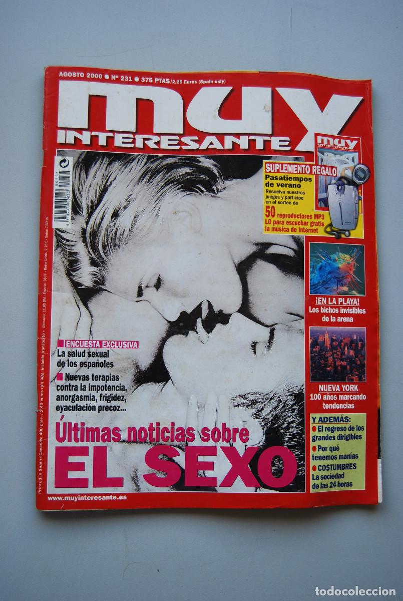 Coleccionismo de revistas y peri&oacute;dicos: MUY INTERESANTE.NUM.231-2000: EL SEXO-BICHOS INVISIBLES-NUEVA YORK-DIRIGIBLES-COSTUMBRES-MANIAS