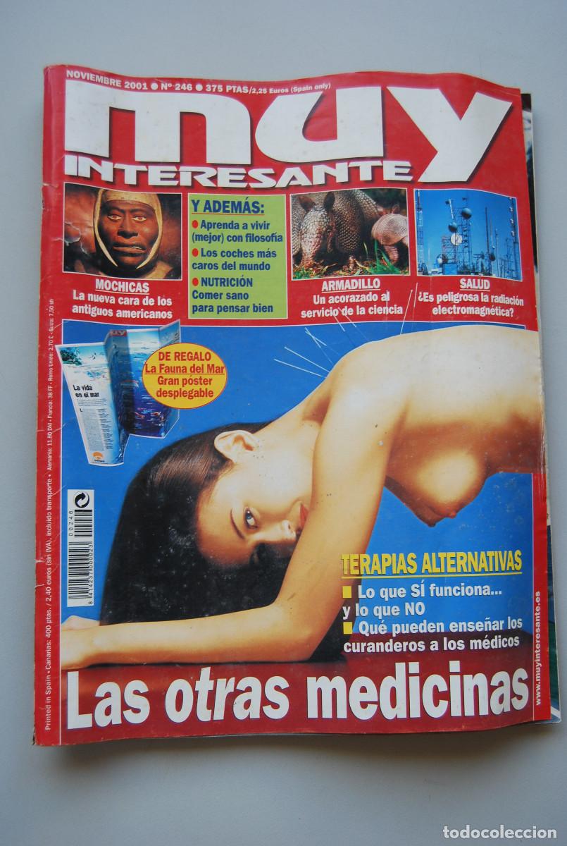 Coleccionismo de revistas y peri&oacute;dicos: MUY INTERESANTE.NUM.246-2001: OTRAS MEDICINAS-MOCHICAS-ARMADILLO-COMER SANO-COCHES CAROS