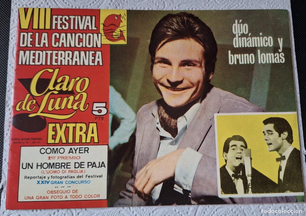 Coleccionismo de revistas y peri&oacute;dicos: COLECCION CLARO DE LUNA -VIII FESTIVAL DE LA CANCION MED. - EDICIONES IBERO MUNDIAL - A&Ntilde;O 1966