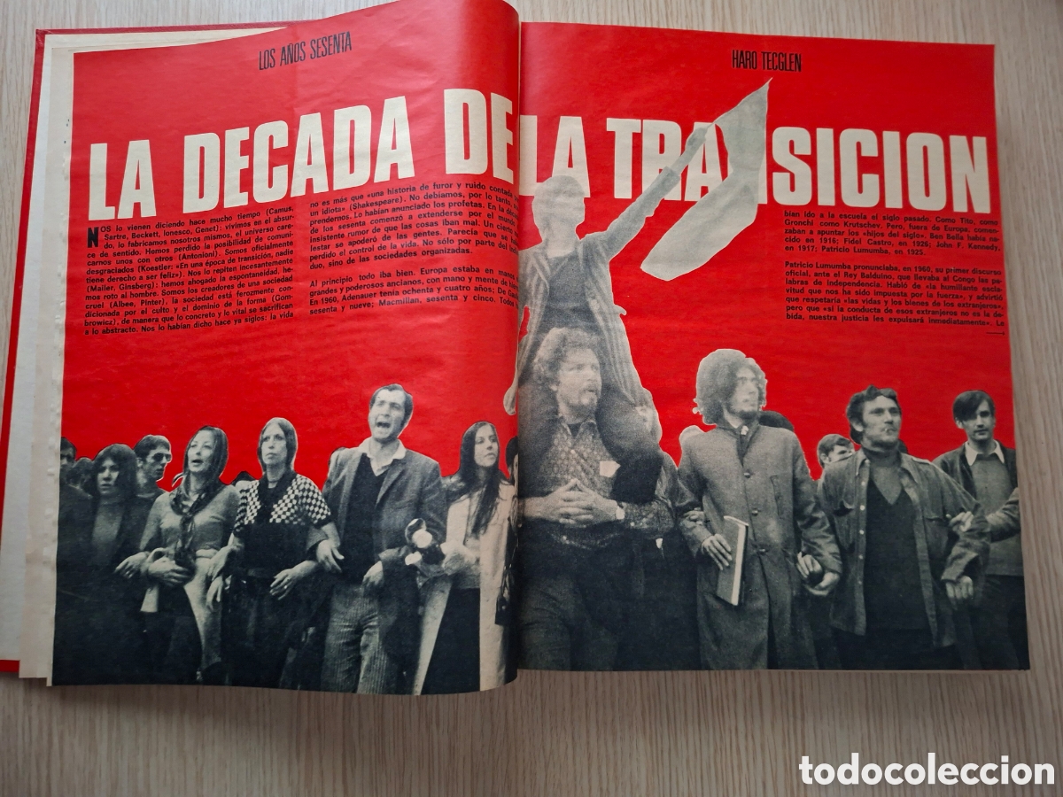 Coleccionismo de revistas y peri&oacute;dicos: TRIUNFO a&ntilde;os 70 REVISTA ENCUADERNADA N&uacute;meros del 396 al 408