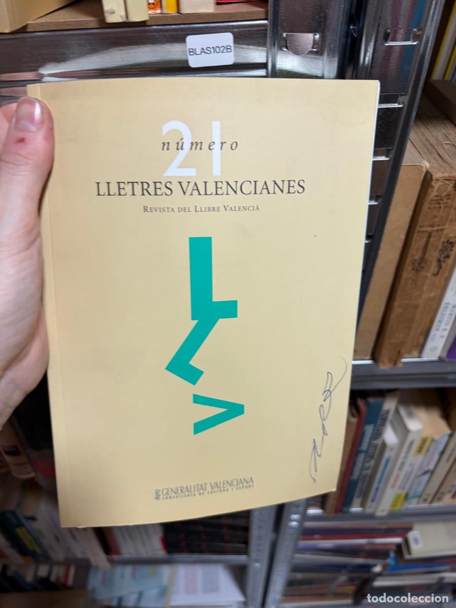 Coleccionismo de revistas y peri&oacute;dicos: BLAS102B + Lletres Valencianes, n&uacute;mero 21 + - + Generalitat Valenciana