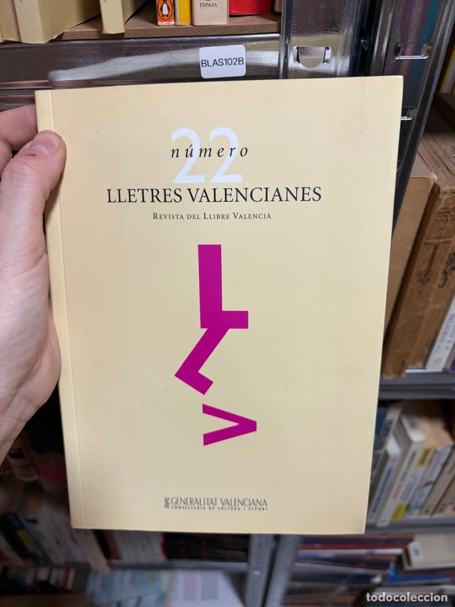 Coleccionismo de revistas y peri&oacute;dicos: BLAS102B + Lletres Valencianes, n&uacute;mero 22 + - + Generalitat Valenciana