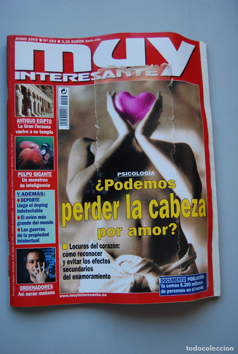 Coleccionismo de revistas y peri&oacute;dicos: MUY INTERESANTE.NUM.253-2002: PERDER LA CABEZA-LA GRAN FARAONA-PULPO GIGANTE-ORDENADORES