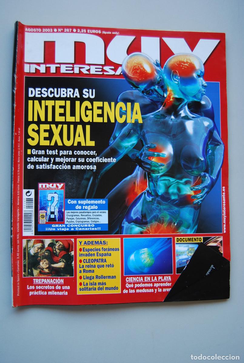 Coleccionismo de revistas y peri&oacute;dicos: MUY INTERESANTE.NUM.267-2003: INTELIGENCIA SEXUAL-TREPANACION-CIENCIA EN LA PLAYA-CLEOPATRA