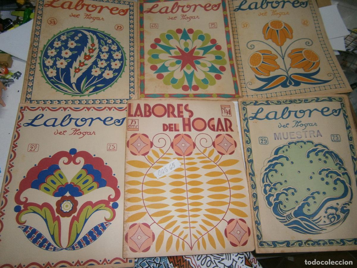 Coleccionismo de revistas y peri&oacute;dicos: LOTE DE ANTIGUAS REVISTAS LABORES DEL HOGAR A&Ntilde;OS 20-30 CON EXPECTACULARES PATRONES Y SUPLEMENTOS