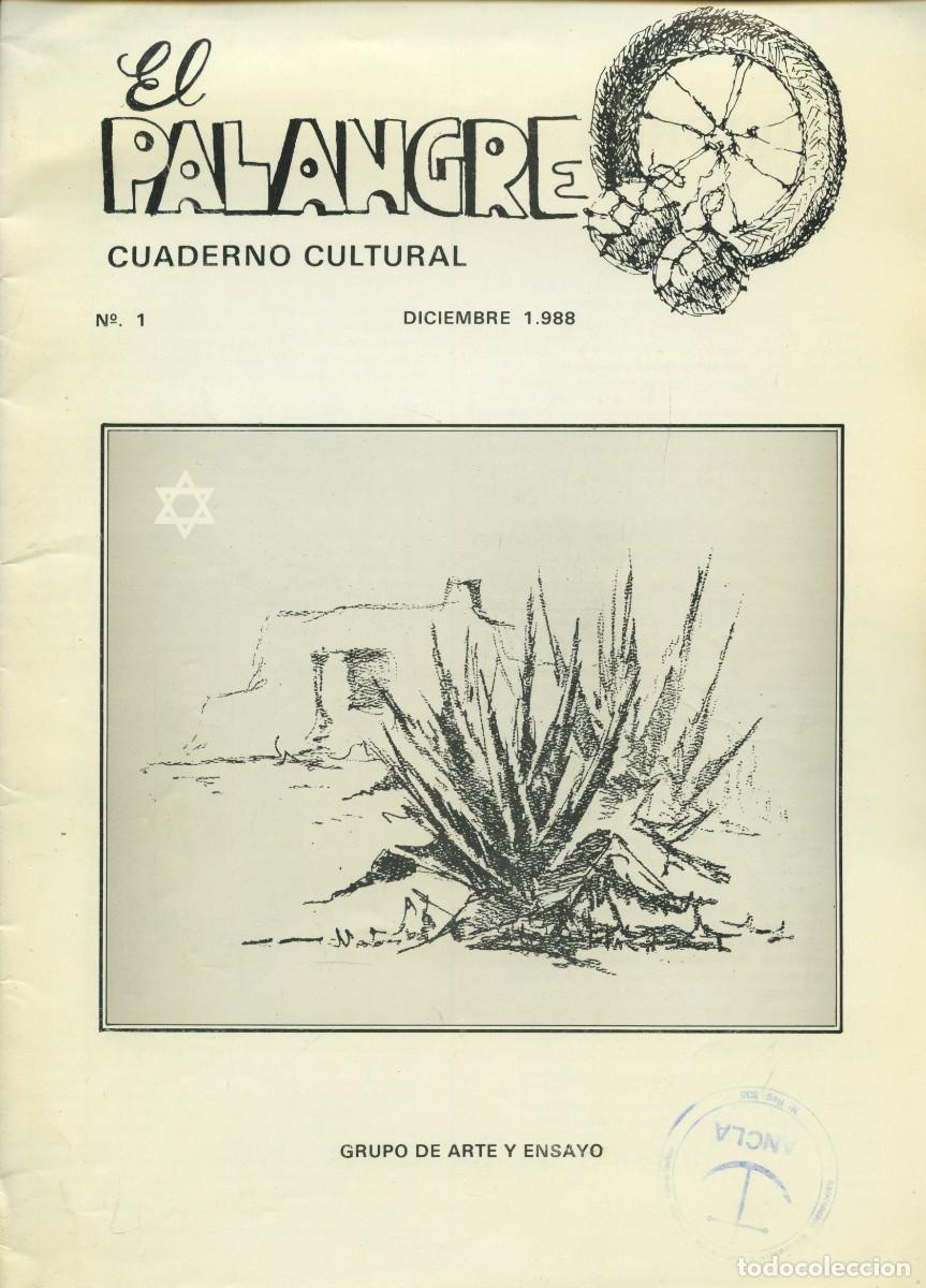 Coleccionismo de revistas y peri&oacute;dicos: El Palangre. Cuaderno Cultural. N&ordm; 1 - Diciembre 1988. Grupo de Arte y Ensayo. Pp. 14