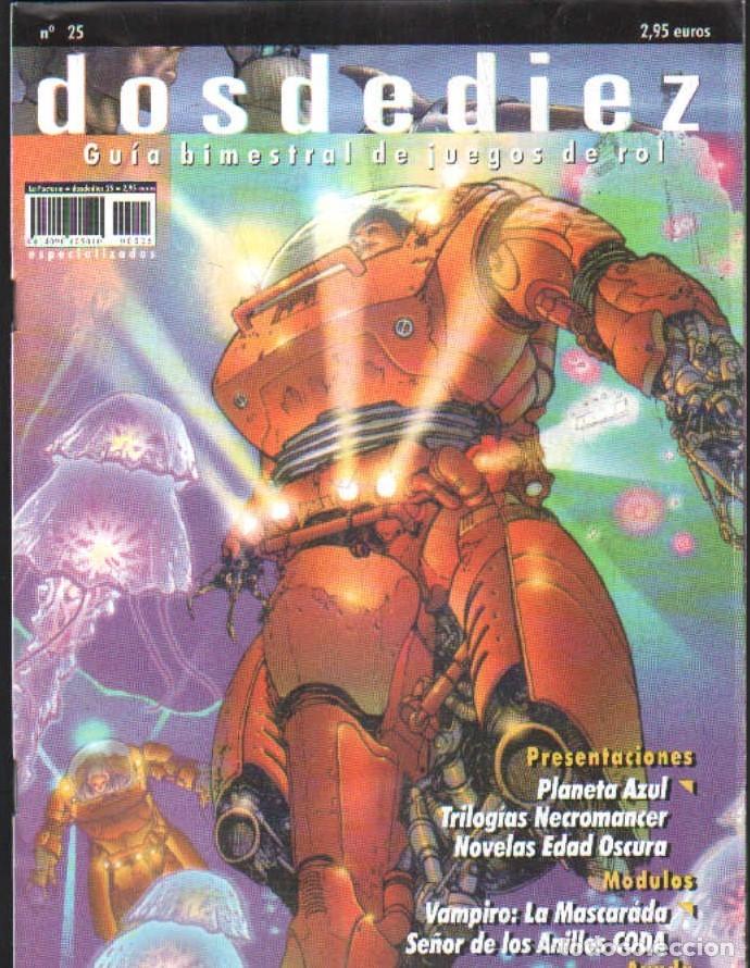 Coleccionismo de revistas y peri&oacute;dicos: DOSDEDIEZ. GUIA BIMESTRAL DE JUEGOS DE ROL, N&ordm;. 25. A-JUROL-019 ,2