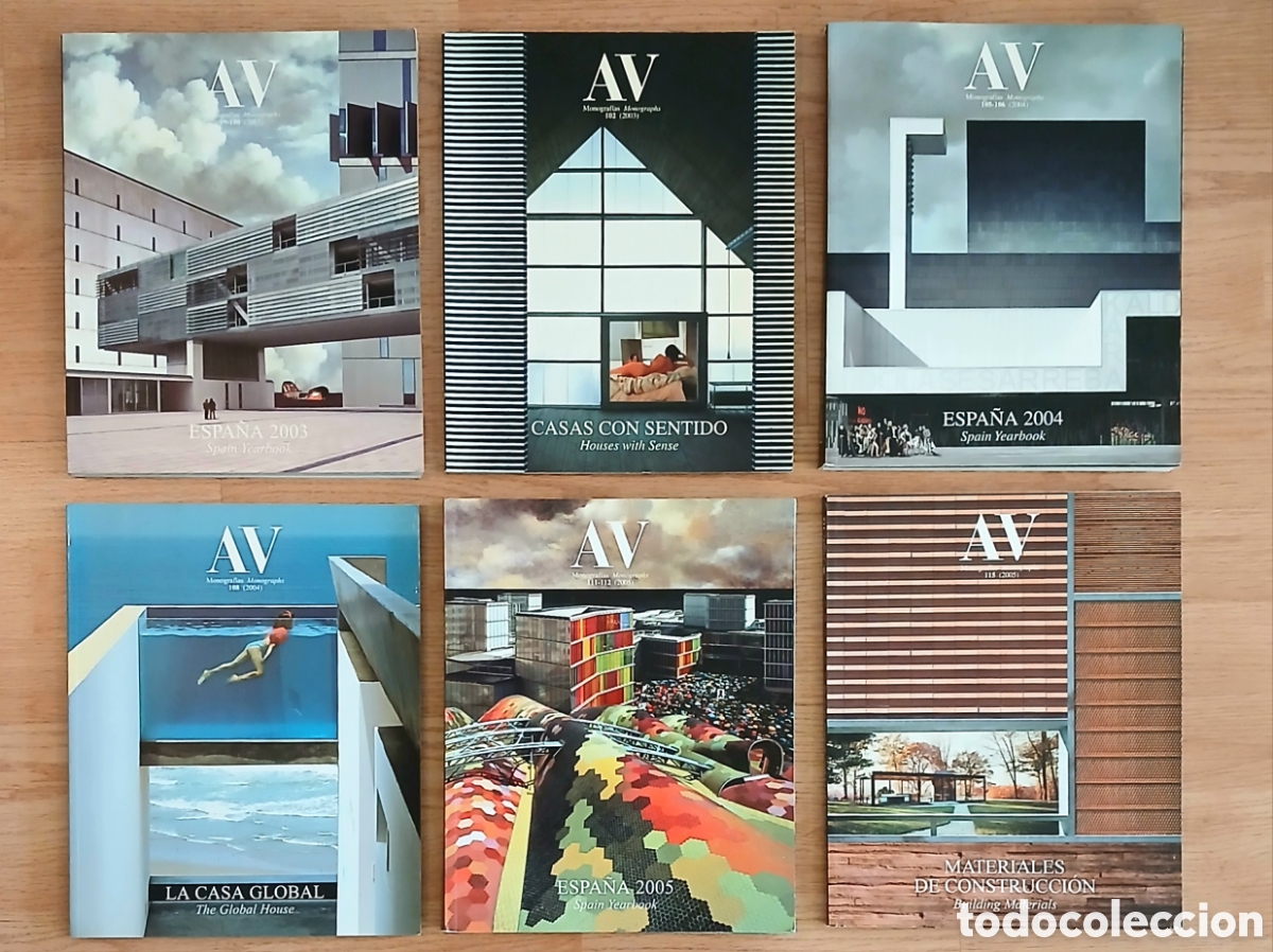 Coleccionismo de revistas y peri&oacute;dicos: 25&euro; cada una. Revistas Arquitectura Viva (AV) Monograf&iacute;as / Monographs