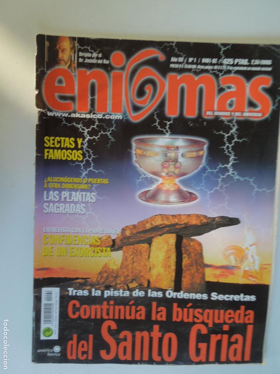 Coleccionismo de revistas y peri&oacute;dicos: ENIGMAS , DEL HOMBRE Y EL UNIVERSO N&ordm; 1 REVISTA - CONTINUA LA B&Uacute;SQUEDA DEL SANTO GRIAL VER SUMARIO