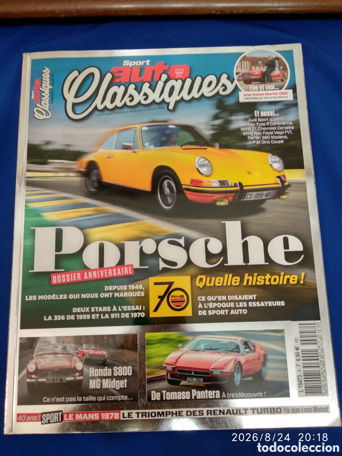Coleccionismo de revistas y peri&oacute;dicos: Revista en franc&eacute;s Sport Auto Classiques n&uacute;mero 8
