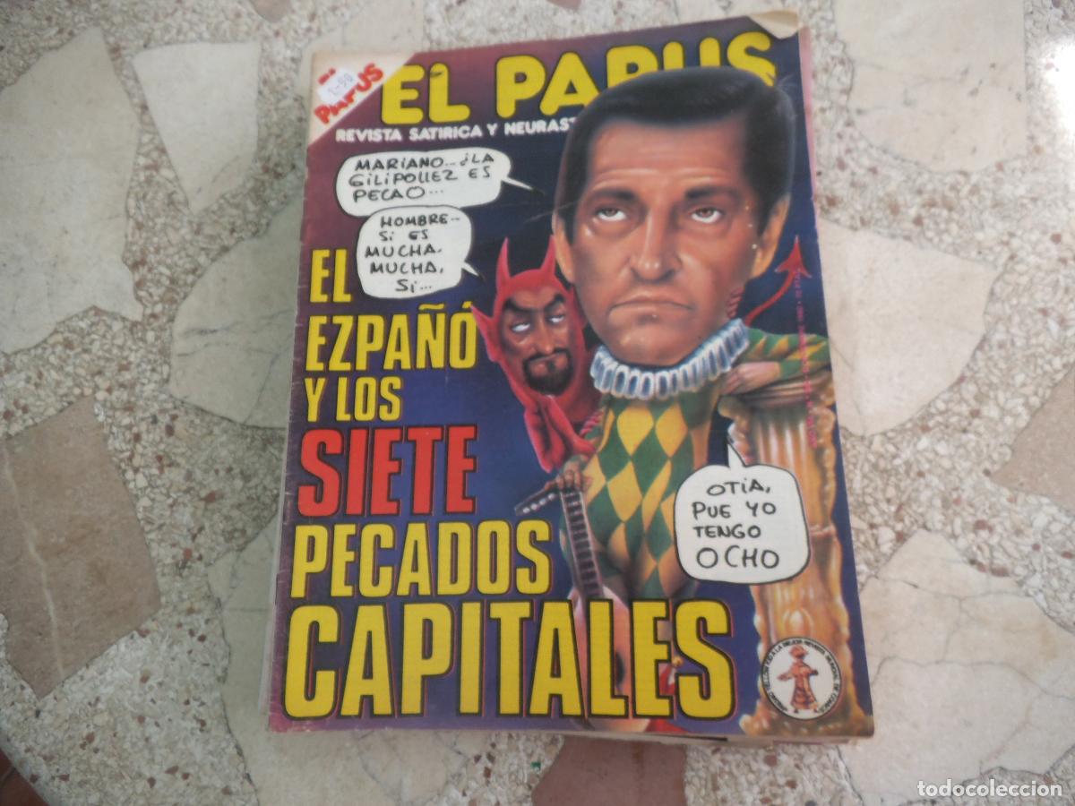 Coleccionismo de revistas y peri&oacute;dicos: el papus, n&ordm; 342, 1980, revista satirica, erotica,humor, el espa&ntilde;o y los siete pecados capitales